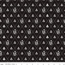 Criss Cross Floral in Black