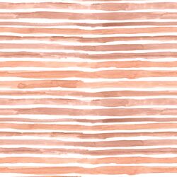 Watercolor Wash Stripe in Blush