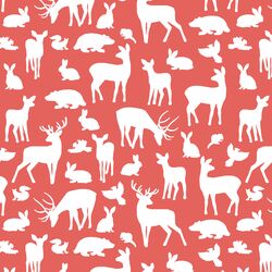 Forest Friends in Salmon
