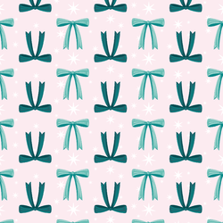 Velvet Bows in Mistletoe