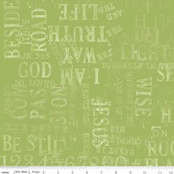 Sunday Stamp in Art Green