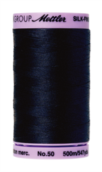 Dark Blue (9104-0827) - Silk Finish Cotton 50wt - 547 Yards