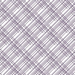 Thatched in Aubergine on White