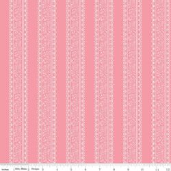 Floral Stripes in Pink