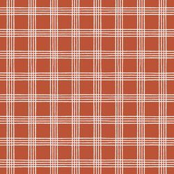 Plaid in Autumn Orange
