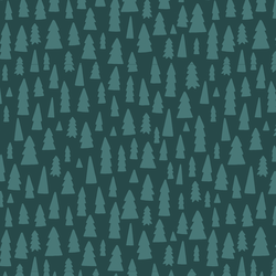 Pine Forest in Midnight