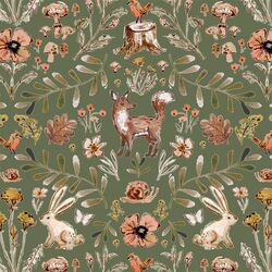 Forest Vignette in Fern Green
