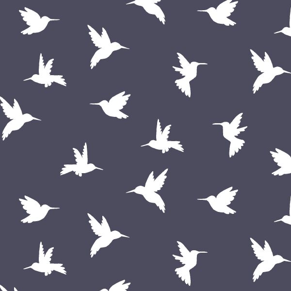 Hummingbird Silhouette in Ink