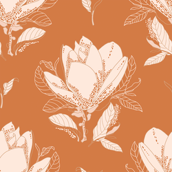 Magnolias in Caramel