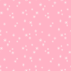 Snow Stars in Candy Pink