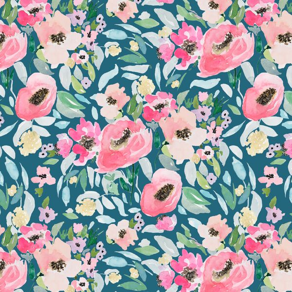 Always Spring in Pond Blue