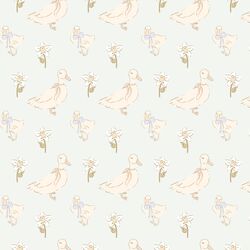 Wandering Duckies in Pale Mint