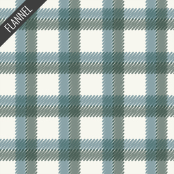 Scribbly Plaid Flannel in Blue