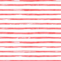 Watercolor Stripes in Peppermint