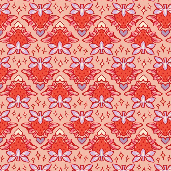 Strawberry Valentine in Peach