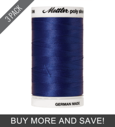 Sapphire (2596-3544) - Poly Sheen - 875 Yards (3 Pack)
