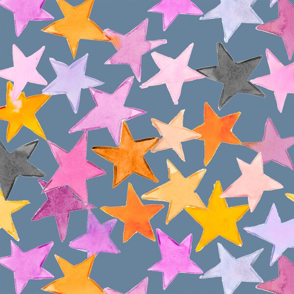 Large Star Confetti in Stormy