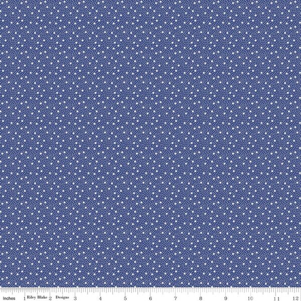 Star Dots in Navy