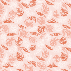 Palm Fronds in Light Peach