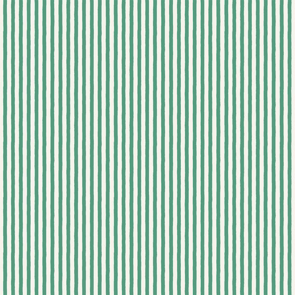 Striped Streamers in Emerald Green
