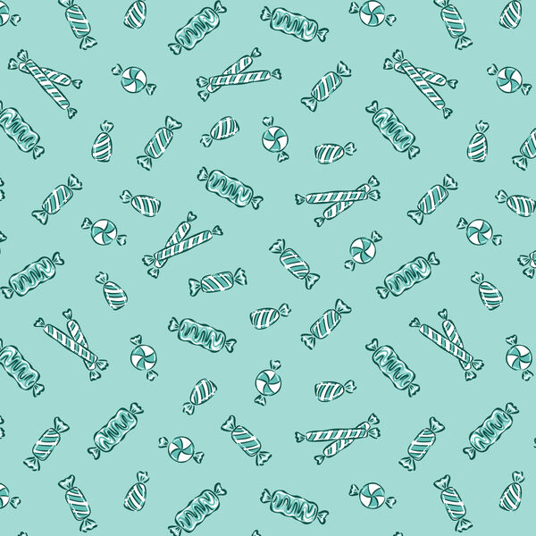Peppermint Candy in Turquoise