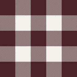 Thick Plaid in Maroon