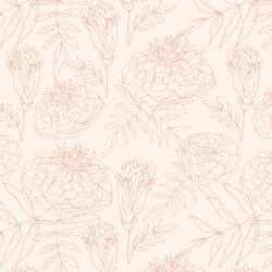 Marigold Sketch in Pink