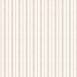 Stacked Stripe in Dusty Rose Pink on Ivory