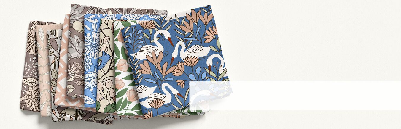 Blooms and Birds in Antique Preview Image