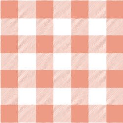 Buffalo Plaid in Grapefruit