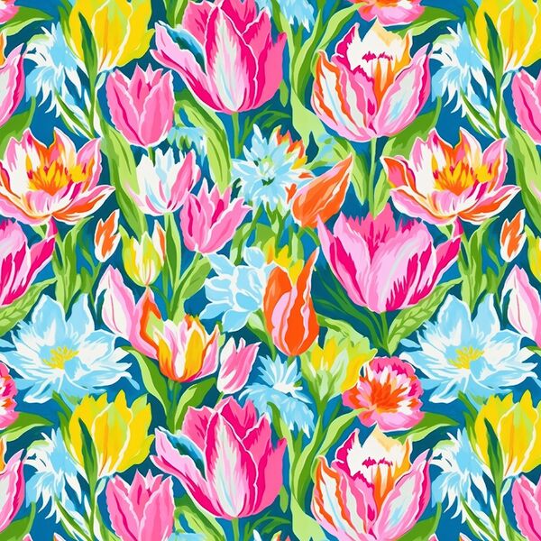 Spring Tulips in Dusk