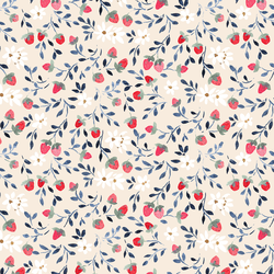 Strawberry Vines in Vanilla