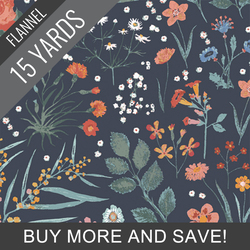 Primavera al Tramonto Flannel in Florence - 15 Yard Bolt