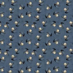 Small Mushrooms in Denim
