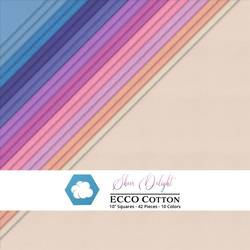 Ecco Cotton 10" Square Pack in Sheer Delight