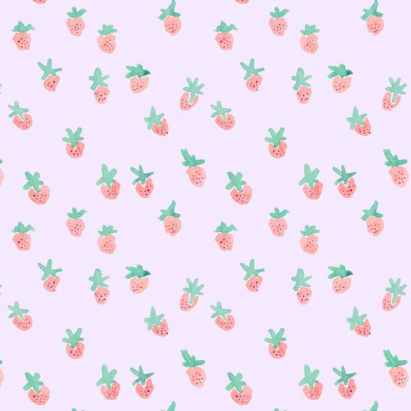 Strawberries on Top in Lavender