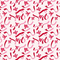 Ribbons and Bows in Red Rose