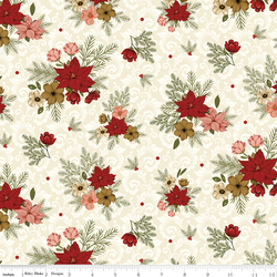 Floral in Cream