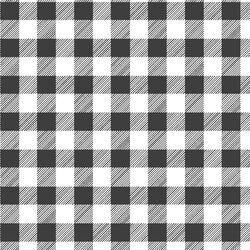 Medium Buffalo Plaid in Onyx