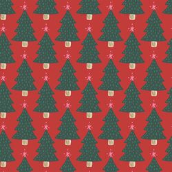 Christmas Tree in Lava Red