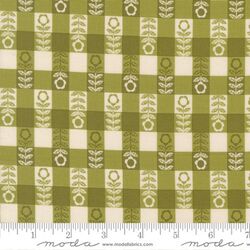 Flower Plaid in Grass