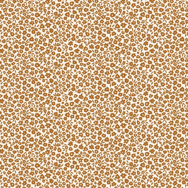 Small Flower Field in Copper Brown