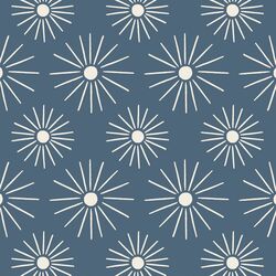 Sunburst in Sunbleached on Ocean Blue