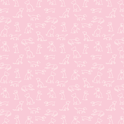Playful Pups in Bubblegum