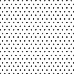 Winter Dot in Dark Grey on White