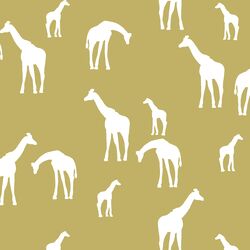 Giraffe Silhouette in Brass