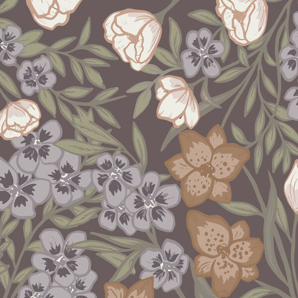 Hothouse Bouquet in Plum