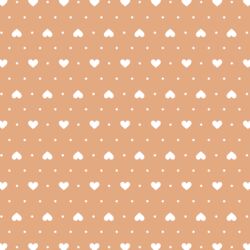 Heart Dots in Honey Tea