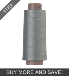 Titan Gray (9140-0413) - Silk Finish Cotton 40wt - 1600 Yards (3 Pack)
