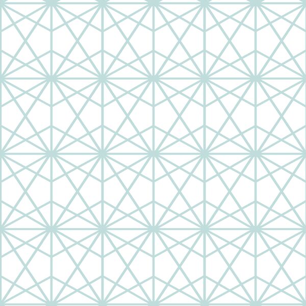 Terrarium in Glacier Blue on White